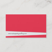 ドッグウォーカーペットビジネスファンシーベルギー 名刺 (裏面)