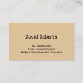 ドッグウォーカーペット座りハッピーラブラドールレトリバー 名刺 (裏面)