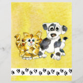 ドッグウォーカーペット歩くティアシートカスタムチラシ チラシ (裏面)