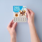 ドッグウォーカーペット着座ハッピードッグ歩くサービス チラシ (手)