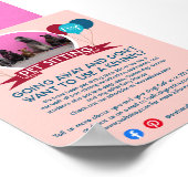 ドッグウォーカーペット着座ペットサービスグルーミングチラシ ポスター (角)