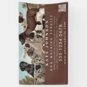 ドッグウォーカーペット着座動物気にプロフェッショナル 横断幕 (縦)