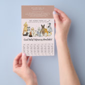 ドッグウォーカーペット着座水彩事業 チラシ (ハンドル)