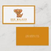 ドッグウォーカーペット 名刺 (正面/裏面)
