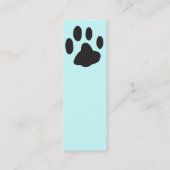 ドッグウォーカーミニ名刺 スキニー名刺 (裏面)