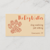 ドッグウォーカーモダンプロフェッショナル 名刺 (正面)