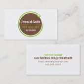 ドッグウォーカーリーシュループグモダンリーン 名刺 (正面/裏面)