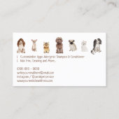 ドッグウォーカーロイヤリティ割引 名刺 (裏面)