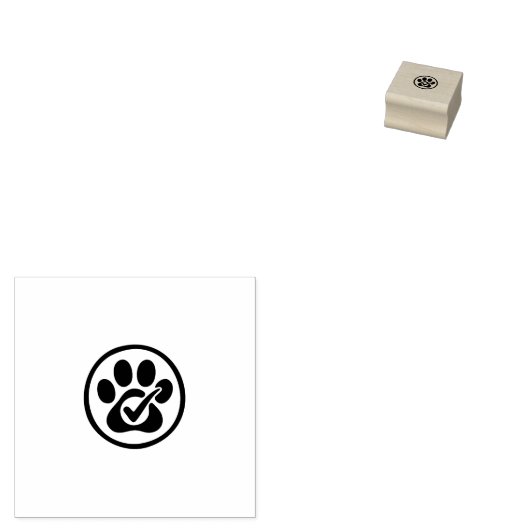 ドッグウォーカーロイヤルティカードスタンプ ラバースタンプ (押印)
