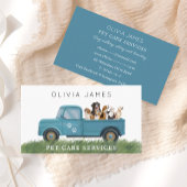 ドッグウォーカーヴァンペットケアサービス名刺 名刺