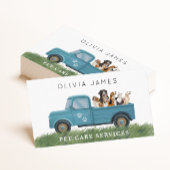 ドッグウォーカーヴァンペットケアサービス名刺 名刺