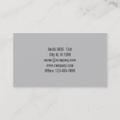 ドッグウォーカー動物気に獣医ペット座り 名刺 (裏面)