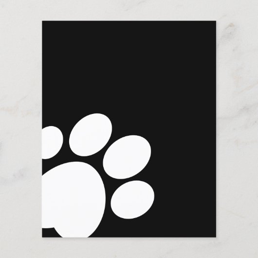 ドッグウォーカー又はペット座りチラシ チラシ (裏面)