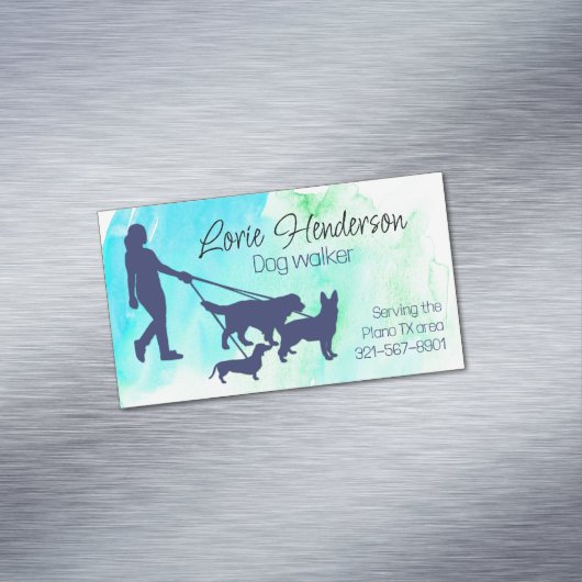 ドッグウォーカー名刺マグネット マグネット名刺 (インサイチュ)