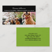 ドッグウォーカー名刺 ロイヤリティカード (正面/裏面)