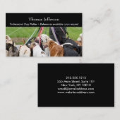 ドッグウォーカー名刺 ロイヤリティカード (正面/裏面)