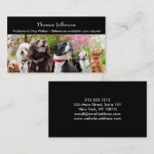 ドッグウォーカー名刺 ロイヤリティカード (正面/裏面)