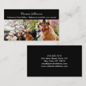 ドッグウォーカー名刺 ロイヤリティカード (正面/裏面)