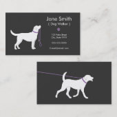 ドッグウォーカー名刺 名刺 (正面/裏面)