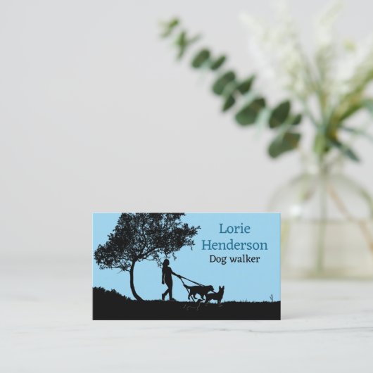 ドッグウォーカー名刺 名刺 (スタンド正面)