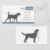 ドッグウォーカー名刺 名刺 (正面/裏面)