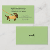 ドッグウォーカー名刺 名刺 (正面/裏面)