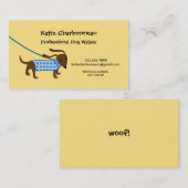 ドッグウォーカー名刺 名刺 (正面/裏面)