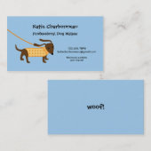 ドッグウォーカー名刺 名刺 (正面/裏面)