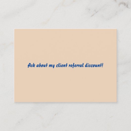 ドッグウォーカー名刺 名刺 (裏面)