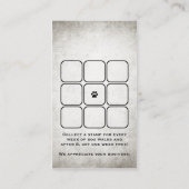 ドッグウォーカー指名手配の切手カード ロイヤリティカード (裏面)