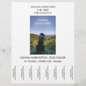 ドッグウォーカー歩くアドベンチャーウォークスアンドハイクス チラシ (正面)