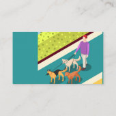 ドッグウォーカー歩くペットサービス 名刺 (裏面)