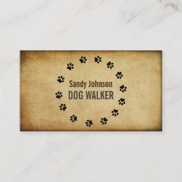 ドッグウォーカー歩くペットシッティングサービス事業 名刺