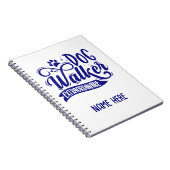 ドッグウォーカー異常パーソナライズされた ノートブック (右側)