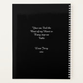 ドッグウォーカー紅葉紫 プランナー手帳 (裏面)