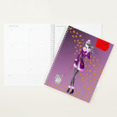 ドッグウォーカー紅葉紫 プランナー手帳 (ディスプレー)