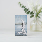 ドッグウォーカー落書き 名刺 (スタンド正面)