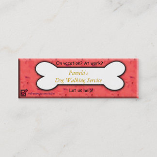 ドッグウォーカー スキニー名刺