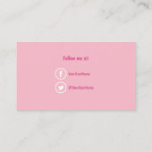 ドッグウォーカー/ドッグシッター用名刺 名刺 (裏面)