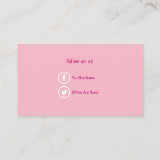 ドッグウォーカー/ドッグシッター用名刺 名刺 (裏面)