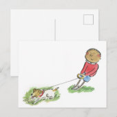 ドッグウォーカー ポストカード (正面/裏面)