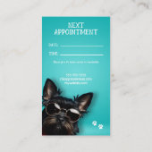 ドッグウォーカー 予約カード (裏面)