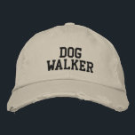 ドッグウォーカー 刺繍入りキャップ<br><div class="desc">ドッグウォーカー素晴らしやペットシッターなどのペットプロフェッショナル用帽子</div>