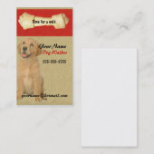 ドッグウォーカー 名刺 (正面/裏面)