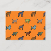 ドッグウォーカー 名刺 (裏面)