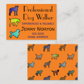 ドッグウォーカー 名刺 (正面/裏面)