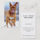 ドッグウォーカー 名刺 (正面/裏面)