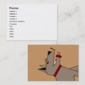 ドッグウォーカー 名刺 (正面/裏面)