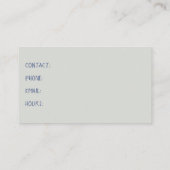 ドッグウォーカー 名刺 (裏面)