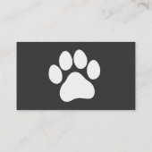 ドッグウォーカー/歩く名刺 名刺 (裏面)